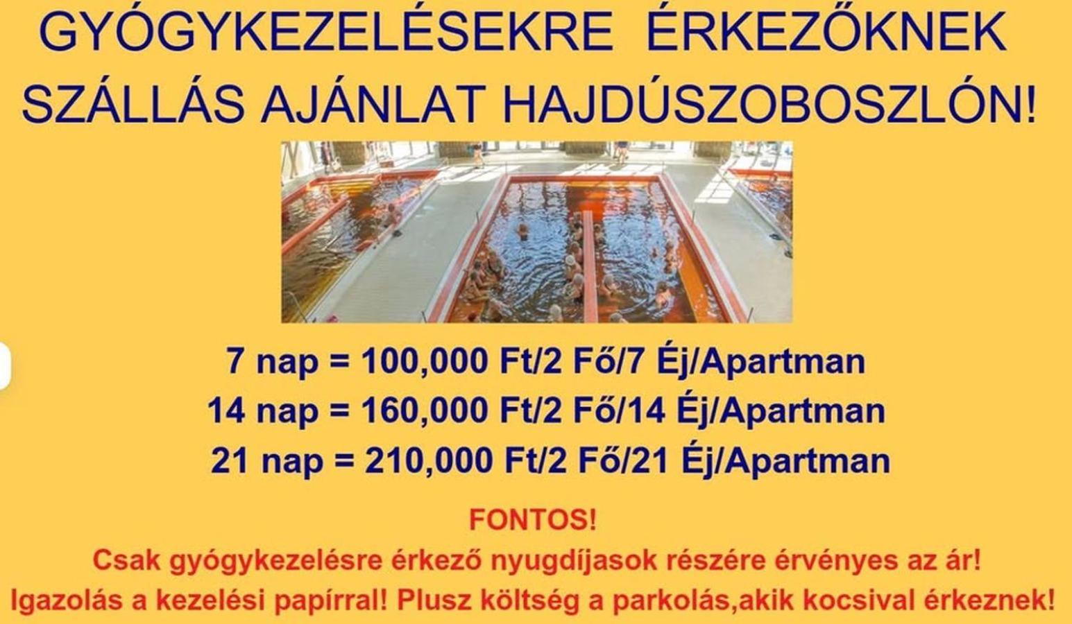 Tilla Apartman Hajdúszoboszló Exterior foto