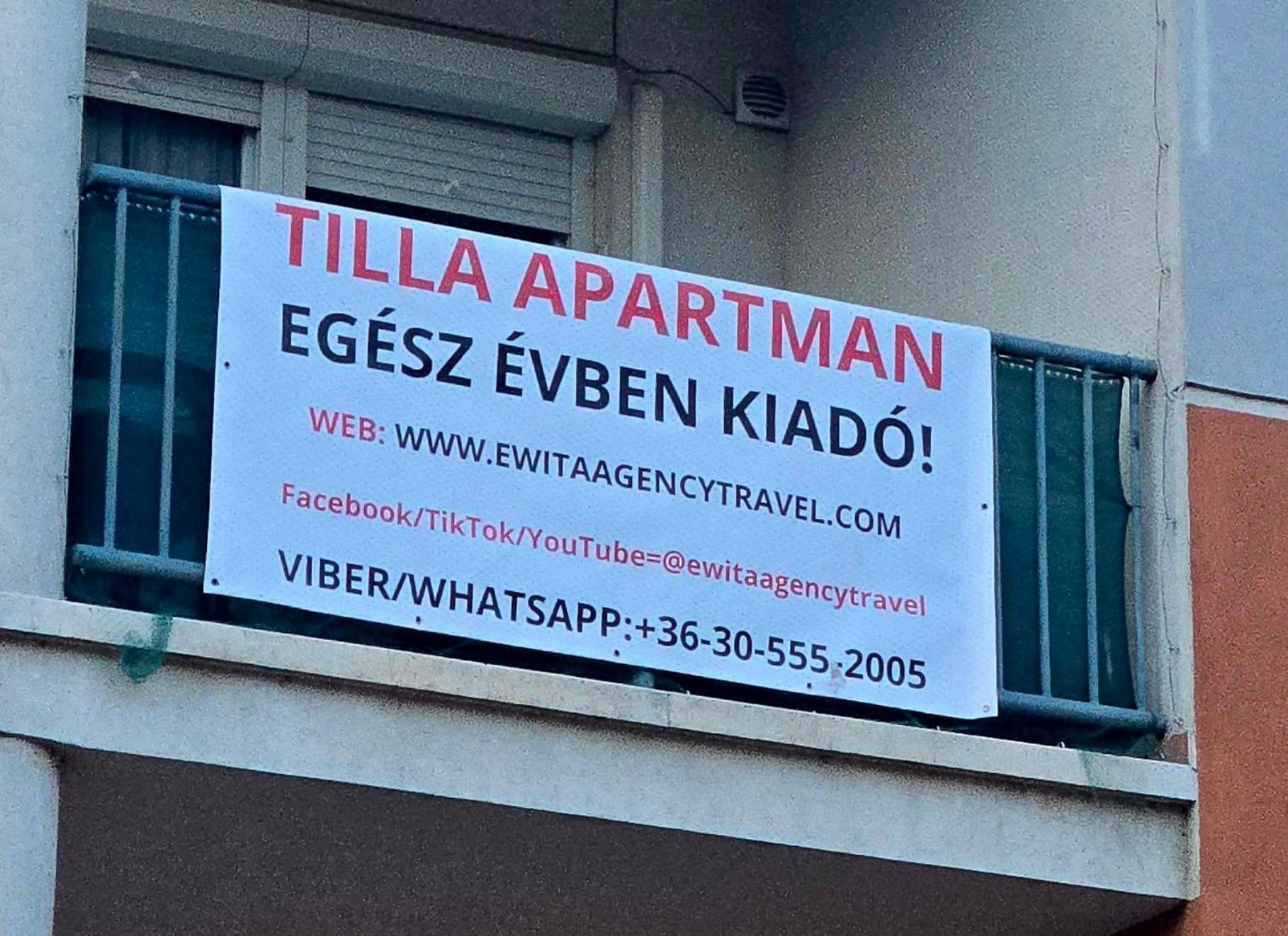 Tilla Apartman Hajdúszoboszló Exterior foto